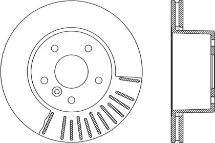 Тормозной диск (OPEN PARTS: BDR1925.20)