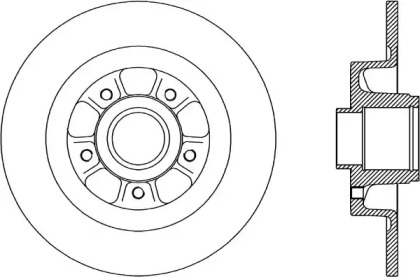 Тормозной диск (OPEN PARTS: BDR1960.10)