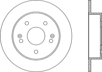 Тормозной диск (OPEN PARTS: BDR2018.10)