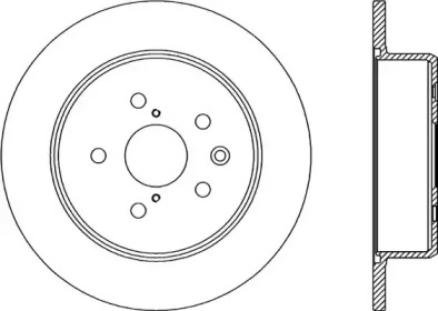 Тормозной диск (OPEN PARTS: BDR2020.10)