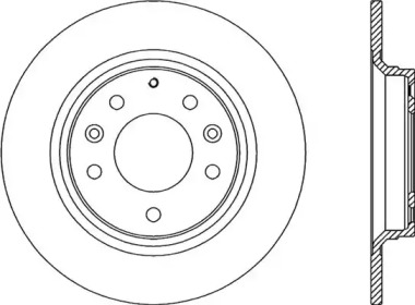 Тормозной диск (OPEN PARTS: BDR2023.10)