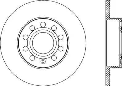 Тормозной диск (OPEN PARTS: BDR2029.10)