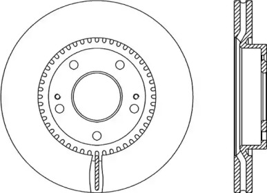 Тормозной диск (OPEN PARTS: BDR2069.20)