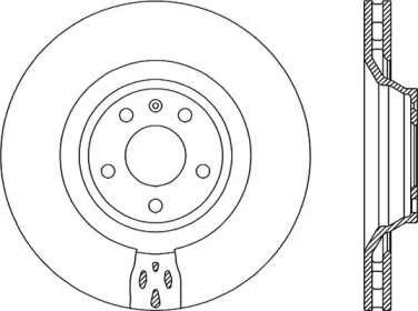 Тормозной диск (OPEN PARTS: BDR2071.20)