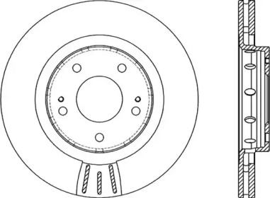 Тормозной диск (OPEN PARTS: BDR2087.20)