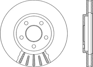 Тормозной диск (OPEN PARTS: BDR2090.20)