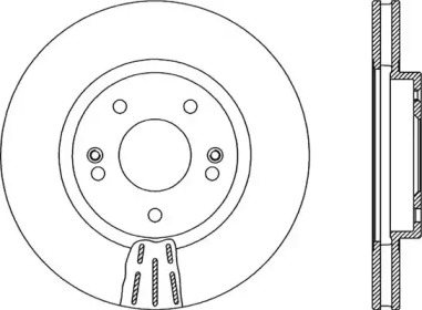 Тормозной диск (OPEN PARTS: BDR2115.20)