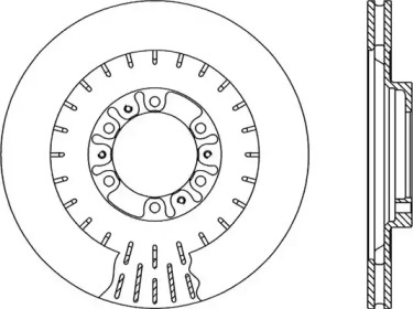 Тормозной диск (OPEN PARTS: BDR2125.20)