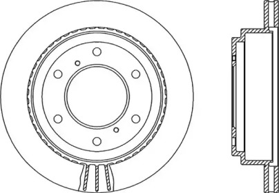 Тормозной диск (OPEN PARTS: BDR2134.20)