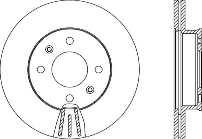 Тормозной диск (OPEN PARTS: BDR2140.20)