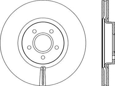 Тормозной диск (OPEN PARTS: BDR2154.20)