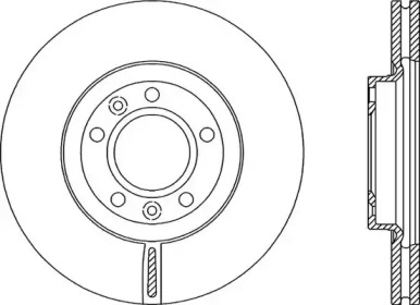 Тормозной диск (OPEN PARTS: BDR2158.20)