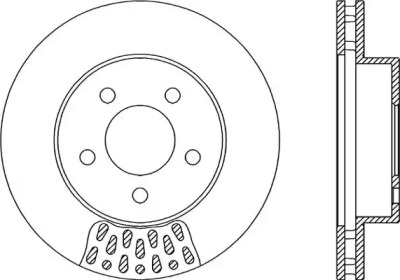 Тормозной диск (OPEN PARTS: BDR2167.20)