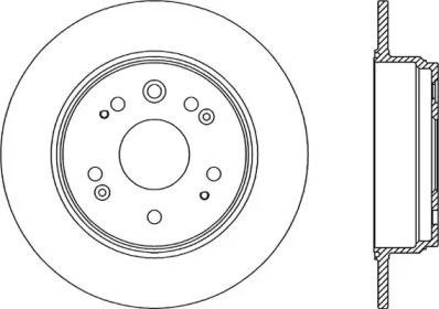 Тормозной диск (OPEN PARTS: BDR2171.10)