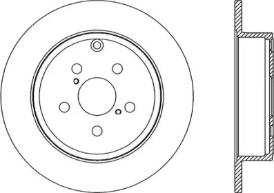 Тормозной диск (OPEN PARTS: BDR2177.10)