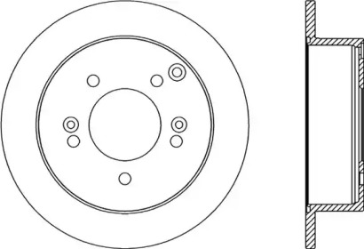 Тормозной диск (OPEN PARTS: BDR2182.10)