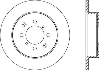 Тормозной диск (OPEN PARTS: BDR2186.10)