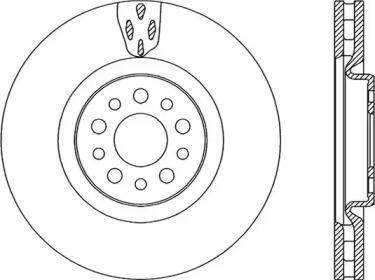 Тормозной диск (OPEN PARTS: BDR2191.20)