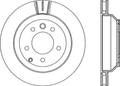 Тормозной диск (OPEN PARTS: BDR2195.20)