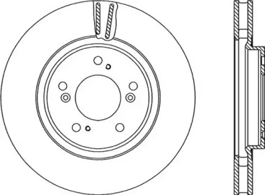 Тормозной диск (OPEN PARTS: BDR2202.20)