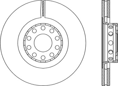 Тормозной диск (OPEN PARTS: BDR2206.20)