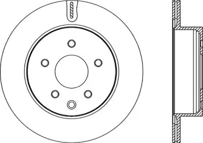 Тормозной диск (OPEN PARTS: BDR2208.20)