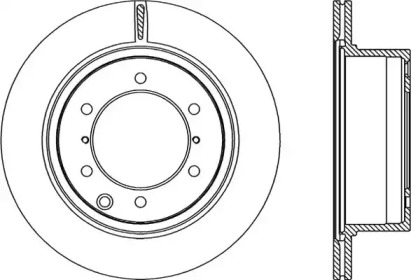 Тормозной диск (OPEN PARTS: BDR2211.20)