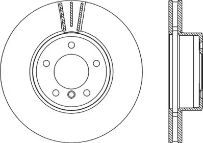 Тормозной диск (OPEN PARTS: BDR2215.20)