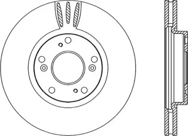 Тормозной диск (OPEN PARTS: BDR2226.20)