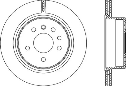 Тормозной диск (OPEN PARTS: BDR2227.20)