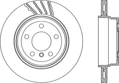 Тормозной диск (OPEN PARTS: BDR2235.20)