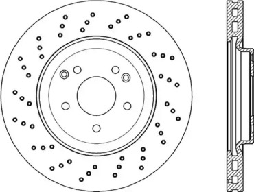 Тормозной диск (OPEN PARTS: BDR2244.25)