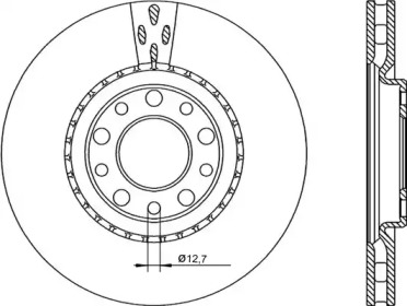 Тормозной диск (OPEN PARTS: BDR2253.20)