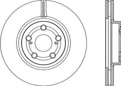 Тормозной диск (OPEN PARTS: BDR2266.20)