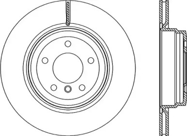 Тормозной диск (OPEN PARTS: BDR2277.20)