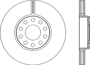 Тормозной диск (OPEN PARTS: BDR2280.20)