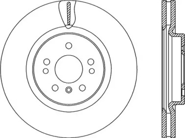 Тормозной диск (OPEN PARTS: BDR2295.20)