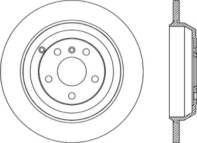 Тормозной диск (OPEN PARTS: BDR2296.10)