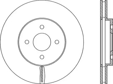 Тормозной диск (OPEN PARTS: BDR2306.20)