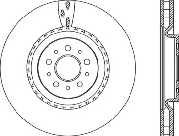 Тормозной диск (OPEN PARTS: BDR2307.20)