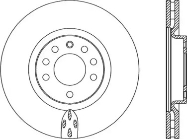 Тормозной диск (OPEN PARTS: BDR2308.20)