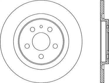 Тормозной диск (OPEN PARTS: BDR2327.10)