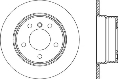 Тормозной диск (OPEN PARTS: BDR2330.10)