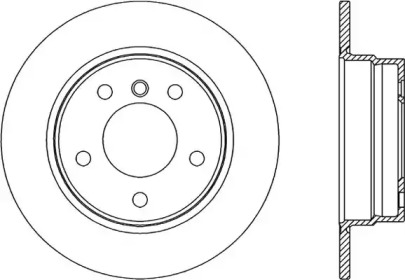 Тормозной диск (OPEN PARTS: BDR2333.10)