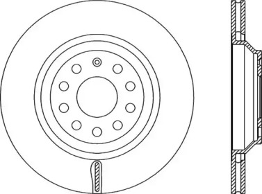 Тормозной диск (OPEN PARTS: BDR2338.20)