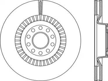 Тормозной диск (OPEN PARTS: BDR2348.20)