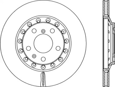 Тормозной диск (OPEN PARTS: BDR2349.20)