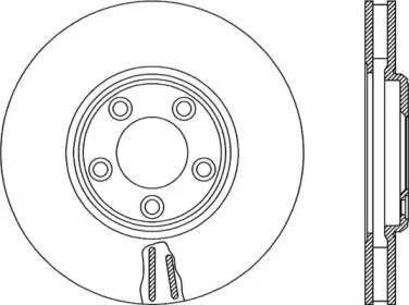 Тормозной диск (OPEN PARTS: BDR2357.20)