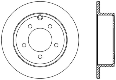 Тормозной диск (OPEN PARTS: BDR2370.10)