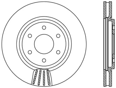 Тормозной диск (OPEN PARTS: BDR2375.20)